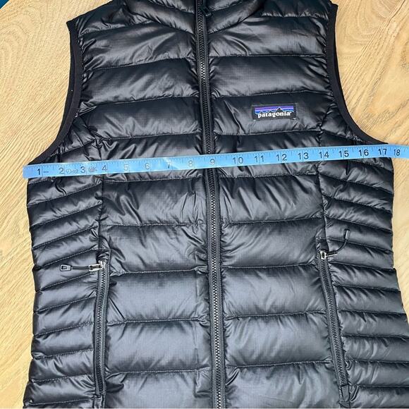 Patagonia Women’s Down Sweater Vest Black Puffer Jacket Size XS - Picture 5 of 6